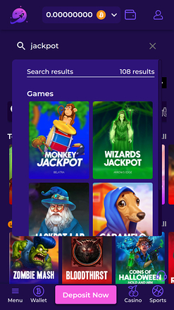 Jackpot di Crashino Mobile