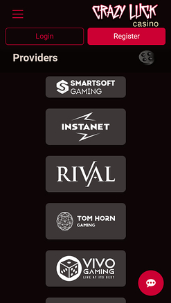 Développeurs de Jeux de Crazy Luck Casino Mobile