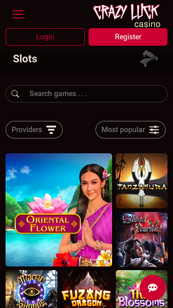 Jeux de Crazy Luck Casino Mobile