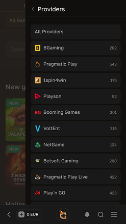 Crowngold Casino Game Developers Mobile