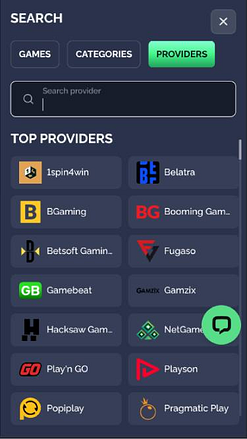 Screenshot della pagina mobile del casinò CrownPokies.