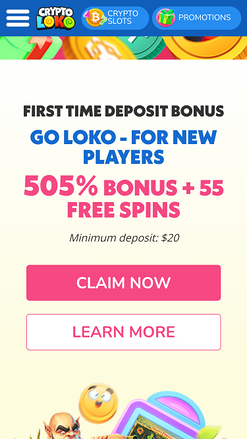 Promotions du casino Crypto Loko Mobile
