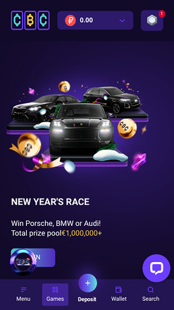 Cryptoboss Casino Mobile Homepage