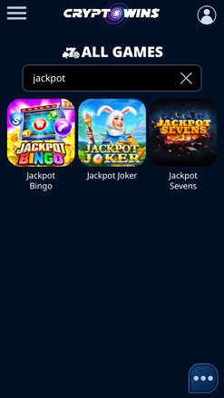 CryptoWins Jackpot Mobile