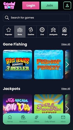 Giochi Crystal Slots Mobile