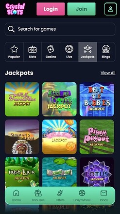 Jackpot Crystal Slots Mobile
