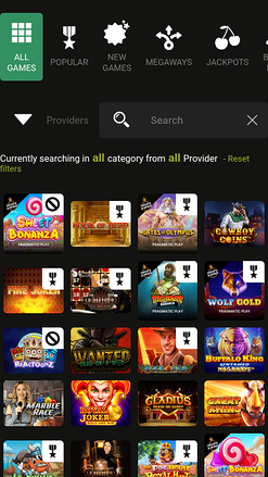 Jeux du DBosses Casino Version mobile