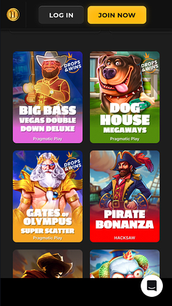 Jeux du Dedprz Casino Version mobile