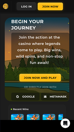 Page d’accueil du Dedprz Casino Version mobile