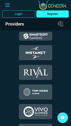 Développeurs de jeux du Dendera Casino Version mobile