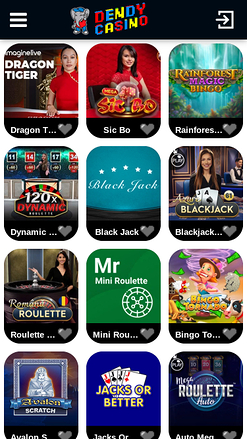 Dendy Casino Croupier en Direct Mobile