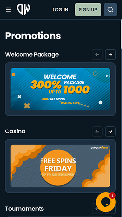 Promotions du casino DepositWin Mobile