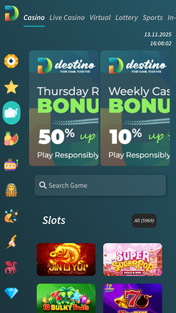 Juegos de Destinobet Casino Móvil