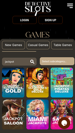 Jackpot de Detective Slots Mobile