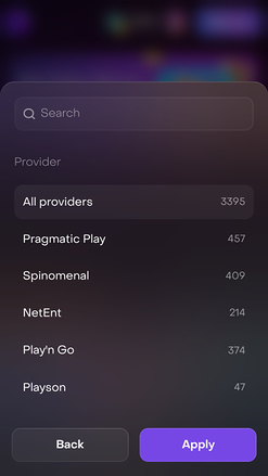 Sviluppatori di giochi del casinò Dexsport Mobile