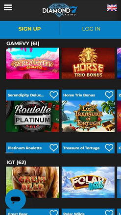 Image des développeurs de jeux mobiles de Diamond7 Casino