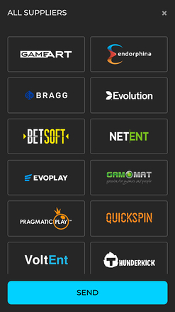 Développeurs de jeux du casino Directionbet Mobile