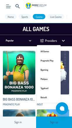 Desarrolladores de juegos de DogsFortune Casino Móvil