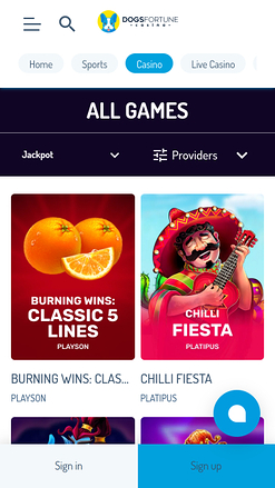 Bote de DogsFortune Casino Móvil