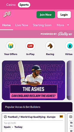 Sport Double Bubble Bingo Mobile