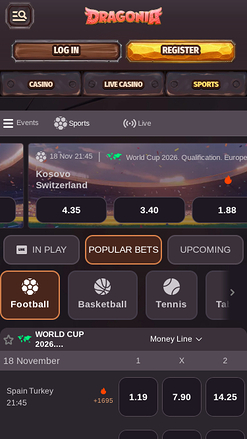 Paris Sportifs Dragonia Pour Mobile