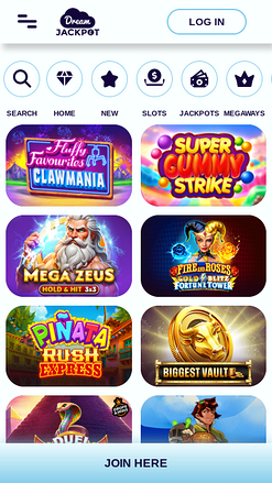 Jeux du casino Dream Jackpot Mobile