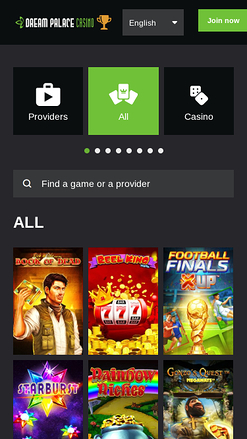 Juegos de casino Dream Palace para móvil