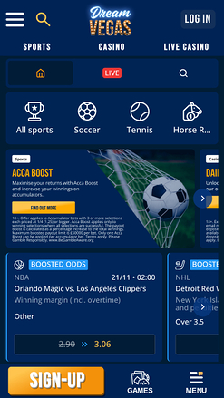 Dream Vegas Casino Sports Mobile