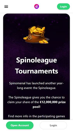 Dreamz Casino Mobile Tournaments
