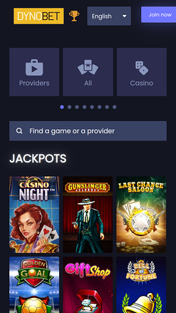 Dynobet Casino Jackpot Mobile