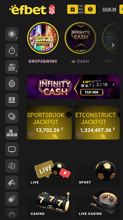 Efbet Homepage Mobil