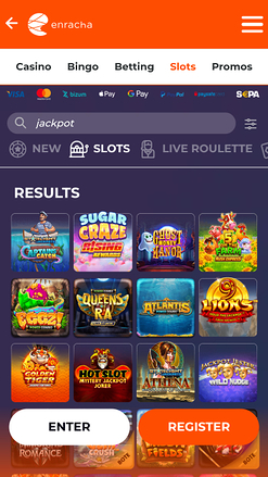 Enracha Casino Jackpot Mobile