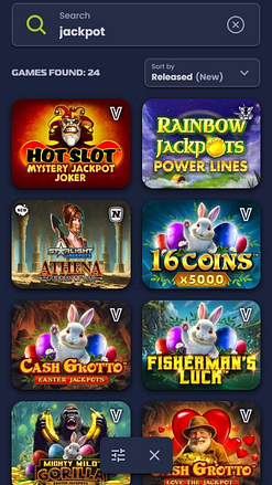 Jackpot con immagine mobile di EpicBet Casino