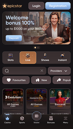 Epicstar Casino Mobile Croupier en direct