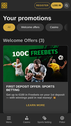 Promotions mobiles du casino Estoril Sol