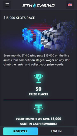 Мобильные турниры ETH Casino