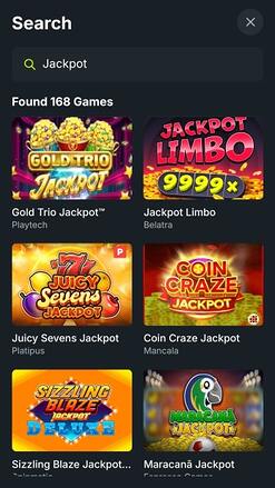 Evobet Casino Jackpot Mobile