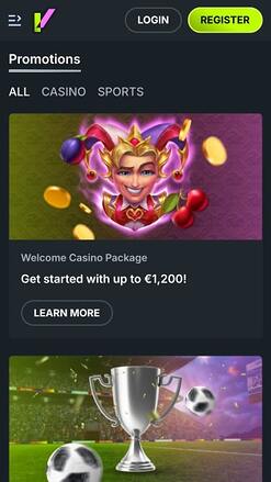 Evobet Casino Promotions Mobile