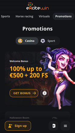 ExciteWin Casino Mobile Promotions