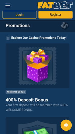 FatBet Casino Mobile Promotions