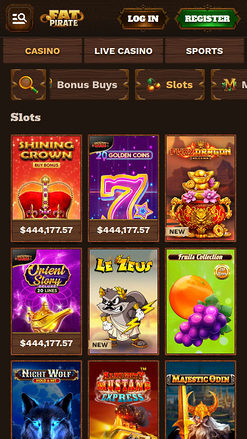 FatPirate Casino Mobile-Spiele