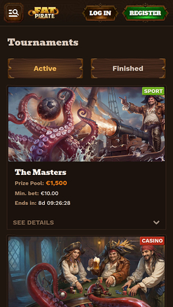 FatPirate Casino Mobile-Turniere