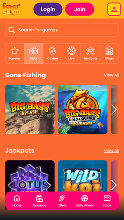 Jeux mobiles de Fever Slots Casino