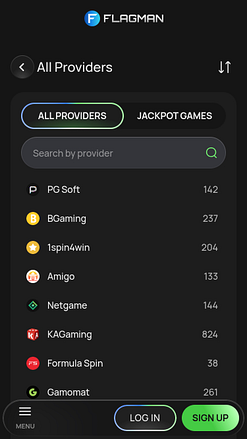 Разработчики мобильных игр для казино Flagman
