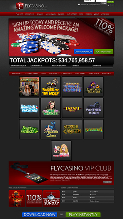 Jeux mobiles de Fly Casino