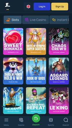 Jeux mobiles de Fortune Jack Casino