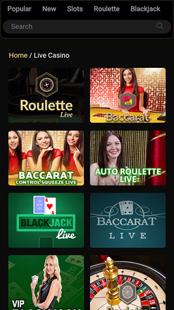 Fortune Mobile Casino Croupier en direct mobile