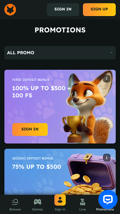 FoxSlots Casino Promotions