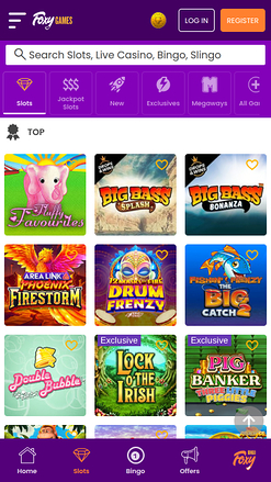 Foxy Games Casino Mobile-Spiele