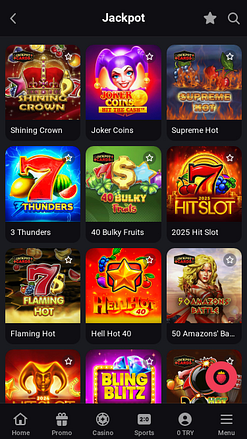 Jackpot mobile du casino Fragabet